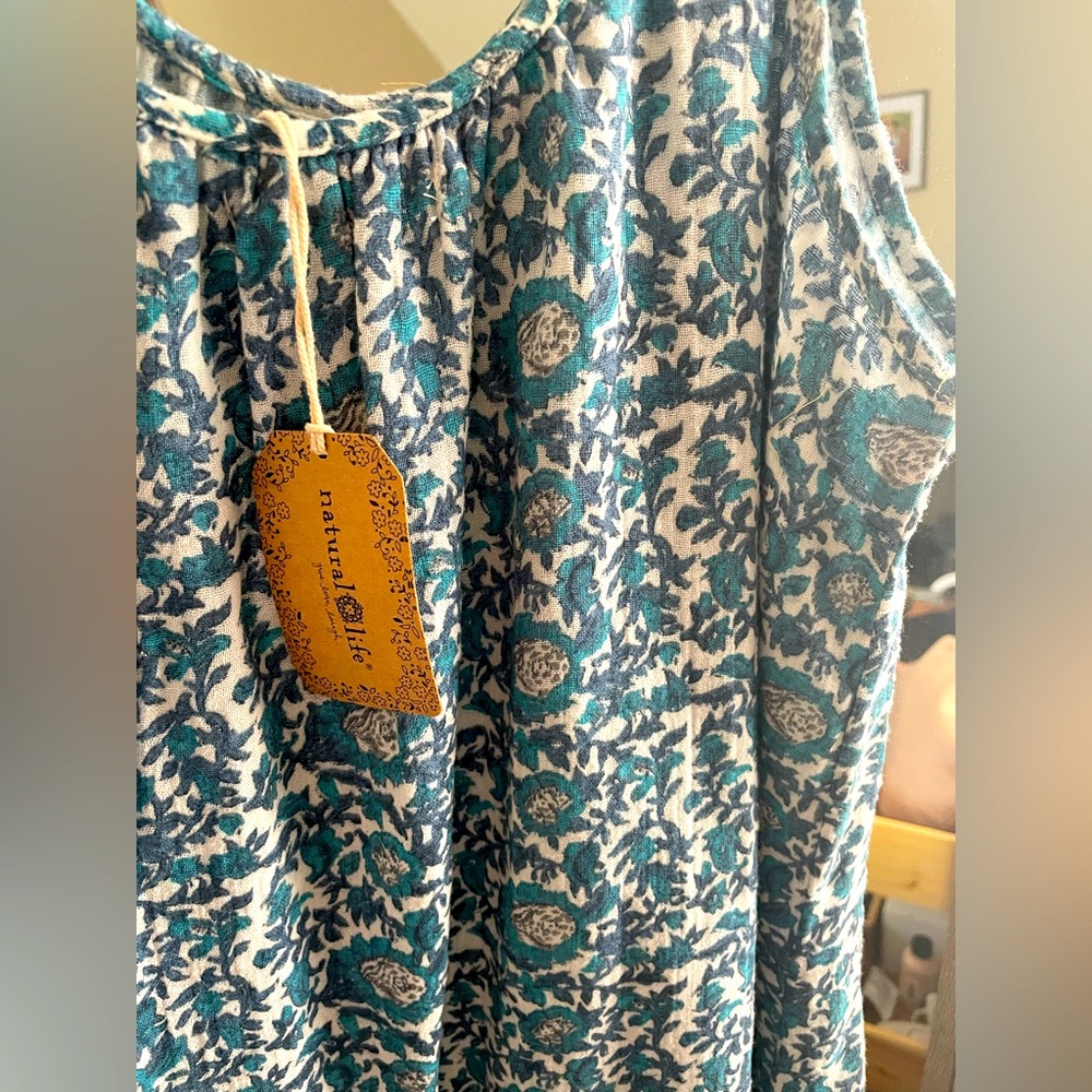 Blue Floral Dress